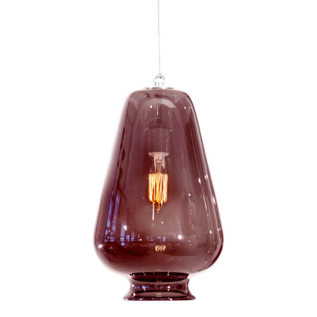Mars Pendant Light from the Versuvius Collection in Amethyst For Sale