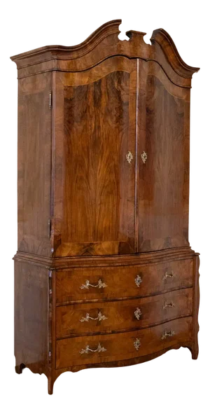 Tall Baroque Cabinet in Walnut