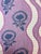 Purple Floral Motif Throw Pillow Cover For Sale - Image 4 of 4