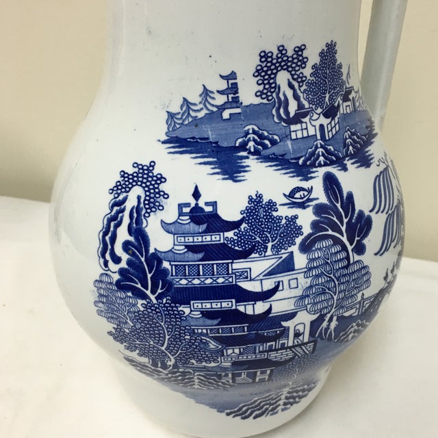 Vintage Blue Willow Vase Chairish