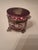 Rustic European Antique Bohemian Crystal Souvenir Box With Etched Views For Sale - Image 3 of 12