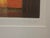 Mid 20th Century Abstract Etching on Paper. Image size 15 3/4" x 15 3/4". Frame size 26" x 26" Signed "Garcia" and...