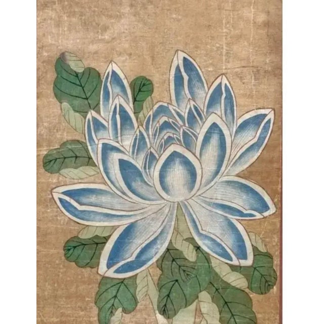 Antique Chinese Hand Painted Panel Screens, a Pair For Sale - Image 10 of 13