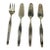 Vintage Mid-Century Danish Frigast "Savoy" Serving Fork & Spreaders - Set of 4 For Sale