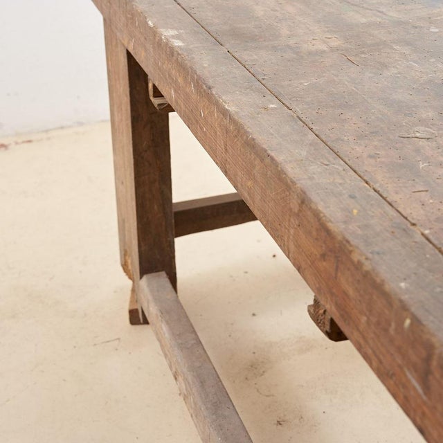 Antique Workbench in Wood For Sale - Image 11 of 13