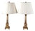 Mid 20th Century Painted Tole Empire-Style Lamps - Pair For Sale