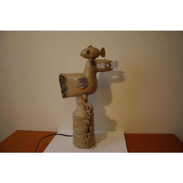 Stoneware Lamp by Pierre Koppe, 1979 For Sale - Image 15 of 16
