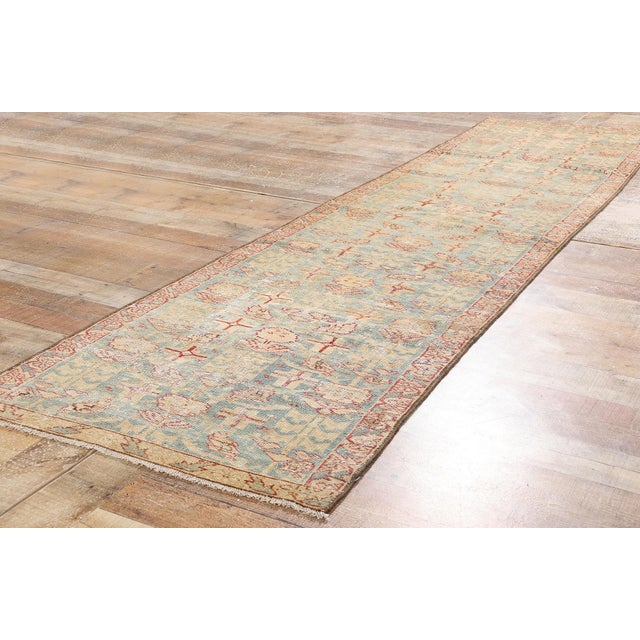 Textile Antique Persian Malayer Rug, 02'06 X 09'09 For Sale - Image 7 of 10