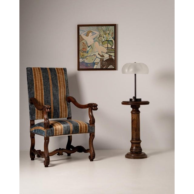 Not Yet Made - Made To Order Hana MD Table Lamp in Borosilicate Glass and Brass Finish by Schwung For Sale - Image 5 of 18