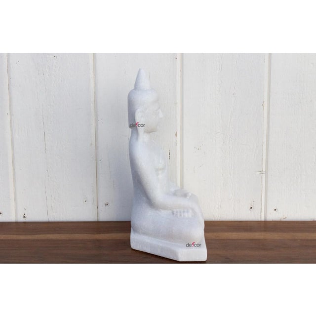 White Shan Style Burmese White Buddha For Sale - Image 8 of 11