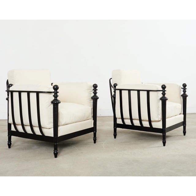 Michael Taylor Pair of Michael Taylor Style Montecito Garden Chairs For Sale - Image 4 of 17
