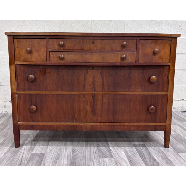 Early 20th Century Antique Holland Furniture Co. Of Michigan Mahogany Six Drawer Dresser For Sale - Image 5 of 11