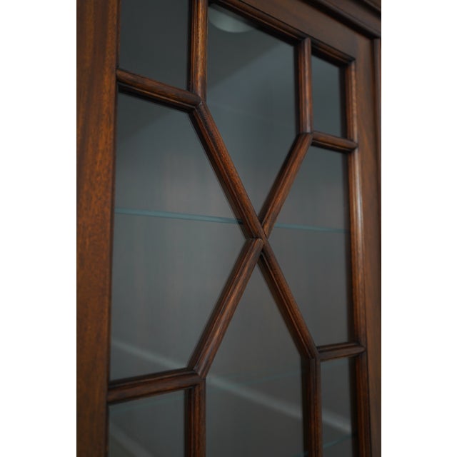 Henkel Harris Model 2365 Mahogany London Breakfront For Sale - Image 13 of 18