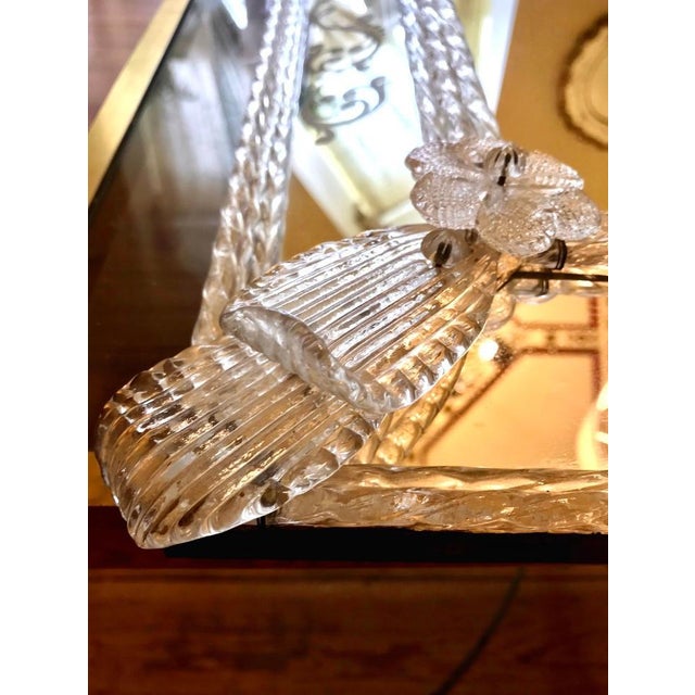 Wood Vintage Opulent Murano Mirror, 1920s For Sale - Image 7 of 9