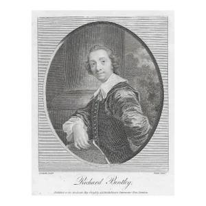 1798 English Engraving of Scholar Richard Bentley