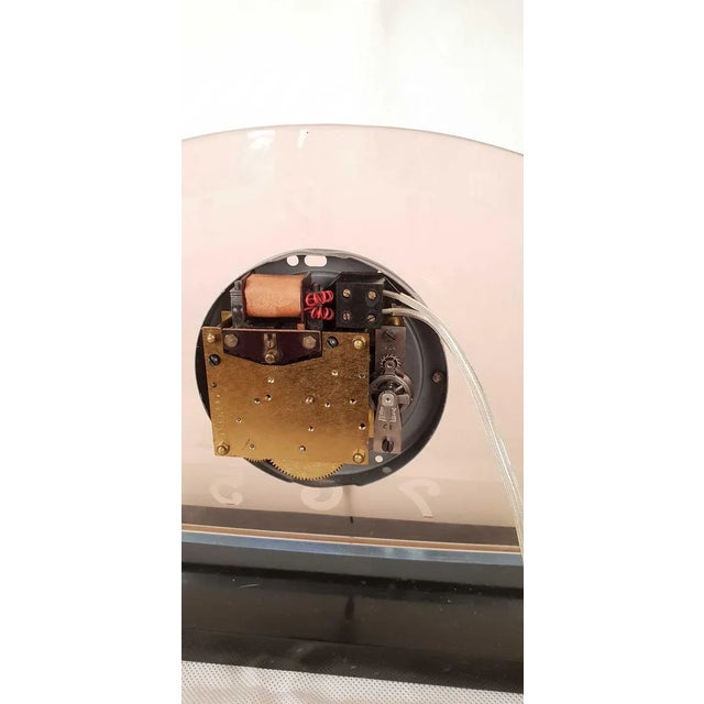 Great modernist pendulum, Art Deco period around 1930, black marble base hosting two decks from which rise two spheres and...