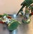 Green Wong Lee Style Green Chinoiserie Parrot Sculptures, Set of 2 For Sale - Image 8 of 8