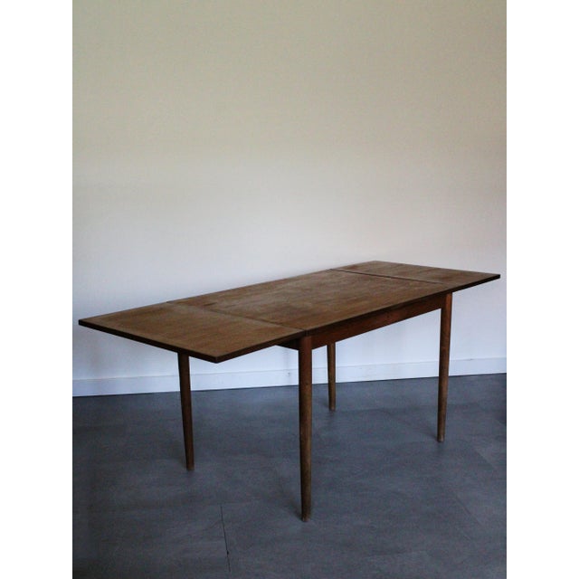 Vintage Danish Teak Dining Table with Leaves, 1960s For Sale - Image 4 of 11