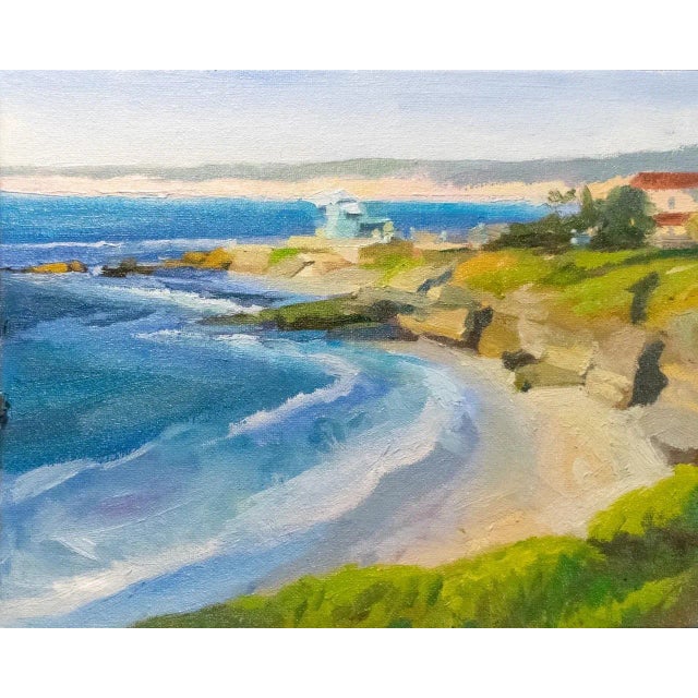 Impressionist Impressionist Oil on Canvas Seascape, "Coastal Connection" For Sale - Image 3 of 3