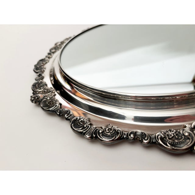 1950s Sterling Silver Plate Baroque by Wallace Platform