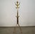 Mid-Century Modern 1980’s Hollywood Regency Brass Free Standing Coat Rack For Sale - Image 3 of 12
