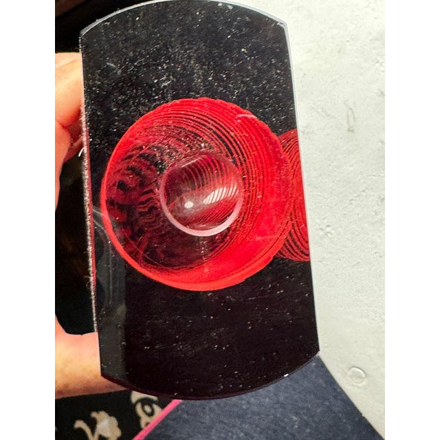 1990s Princ Art Crystal Glass Vase – Vintage Decorative Piece For Sale - Image 10 of 10