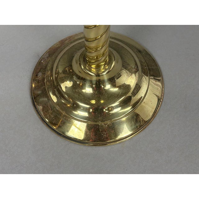 1940s Vintage Brass Champagne Cooler on Pedestal, 1940s For Sale - Image 5 of 9