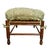 Late 20th Century Custom-Made Country French Ladderback Armchair and Ottoman Set by Calico Corners For Sale - Image 16 of 18