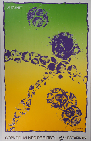 Pierre Alechinsky, Alicante, Lithograph