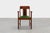 Amsterdamse School Oak and Velvet Side Chair, the Netherlands, 1920s For Sale - Image 4 of 15