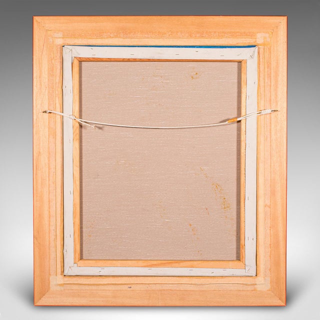 1980's Vintage Venetian Canal Painting For Sale - Image 9 of 9