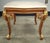 Late 20th Century Late 20th Century Meroni Francesco Louis XV Partial Gilt Mahogany and Marble Top Side Table For Sale - Image 5 of 12
