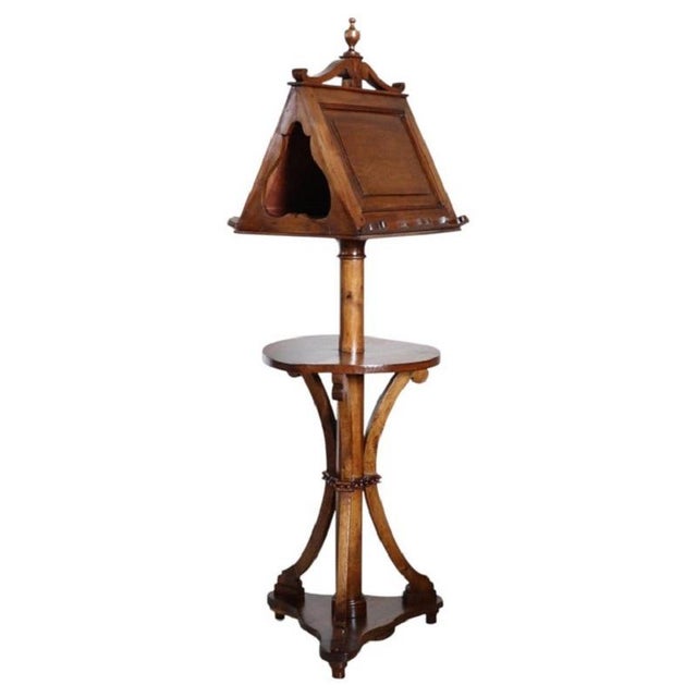 19th Century Italian Lectern in Walnut For Sale - Image 16 of 16