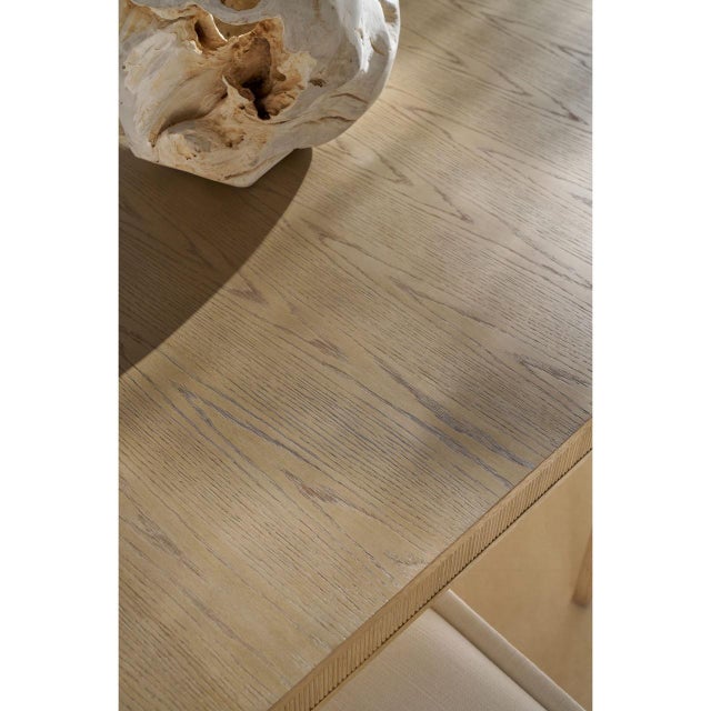 2020s Light Mid Century Extending Dining Table For Sale - Image 5 of 6