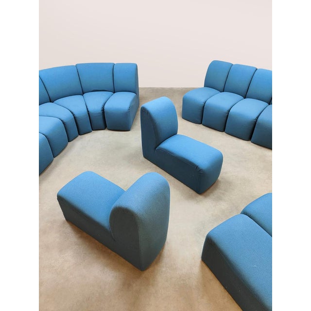 Vintage Dutch Mississippi Modular Sofa by Pierre Paulin for Artifort, 1970s, Set of 15 For Sale - Image 9 of 15