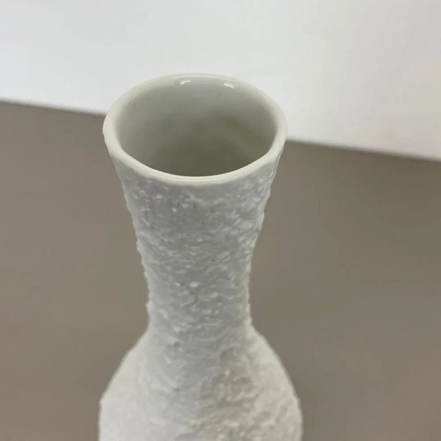 Op Art Biscuit Porcelain Vases from Edelstein Bavaria, Germany, 1970s, Set of 3 For Sale - Image 12 of 17