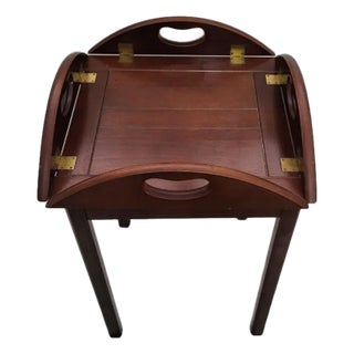 Bombay Furniture Company Butler's Tray on Stand - Side Table For Sale