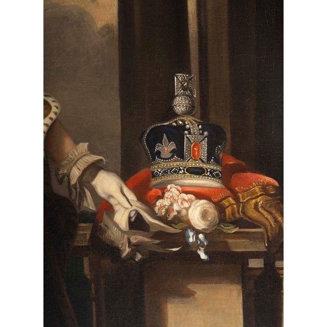 Portrait of Queen Victoria, 19th Century, Oil on Canvas, Framed For Sale - Image 7 of 9