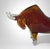 Glass Late 20th Century Murano Red Glass Bull Sculpture “Sommerso” Technique For Sale - Image 7 of 16