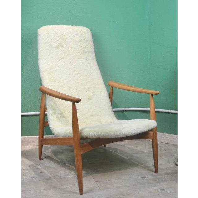 Dutch Armchair attributed to Louis van Teeffelen for Webe, 1960s, in Very Good conditions. Designed 1960 to 1969 This...