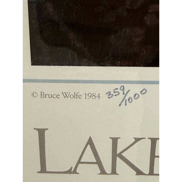 Circa 1984 Signed Lake Tahoe Summer Music Festival Print, Framed For Sale - Image 9 of 12