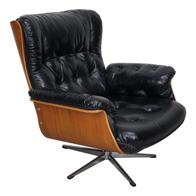 Vintage Swivel Lounge Chair by Martin Stoll for Giroflex, Germany, 1960s For Sale