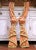 Late 19th Century Pair of 19th Century French Carved and Painted Wall Curtain Tieback Sculptures For Sale - Image 5 of 7