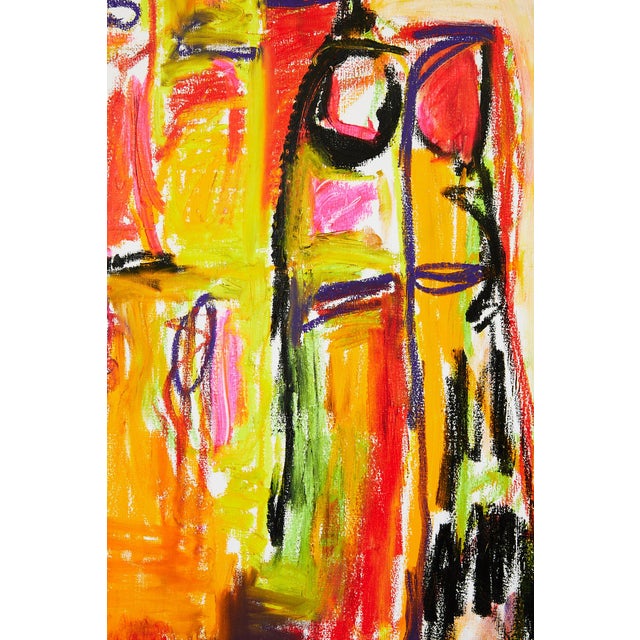 Impressionist "Hands Pressing" - Large Figurative Oil Painting by Simon Findlay For Sale - Image 3 of 11