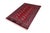 Art Deco Rustic Bokhara Red/Blue Hand Knotted Wool Rug For Sale - Image 3 of 9