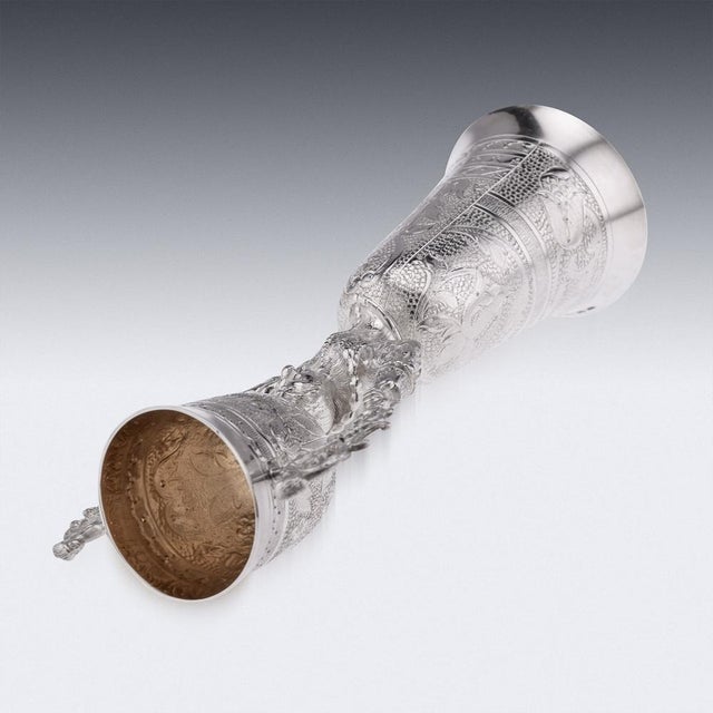 Silver Wedding Wager Cup, London, 1973 For Sale - Image 11 of 18