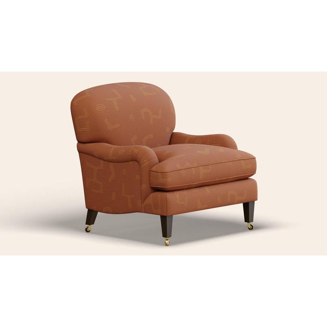 Contemporary Tobacco Sofia Lounge Chair by Ceraudo For Sale - Image 3 of 9