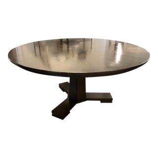 Transitional Walnut Dining Table For Sale