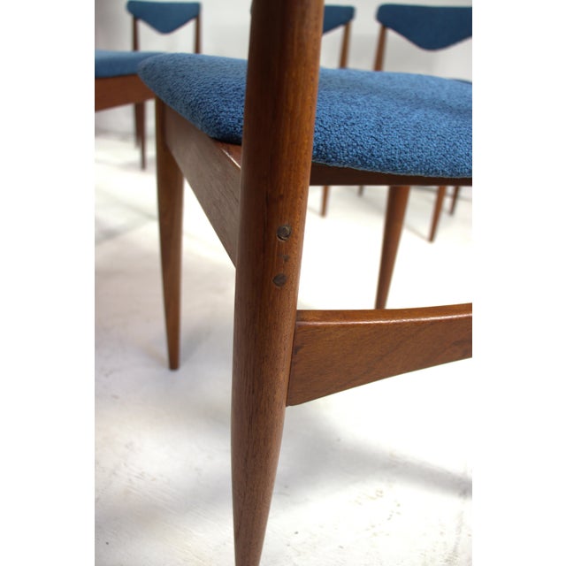 Mid Century Modern Teak Danish Dining Chairs For Sale - Image 11 of 12