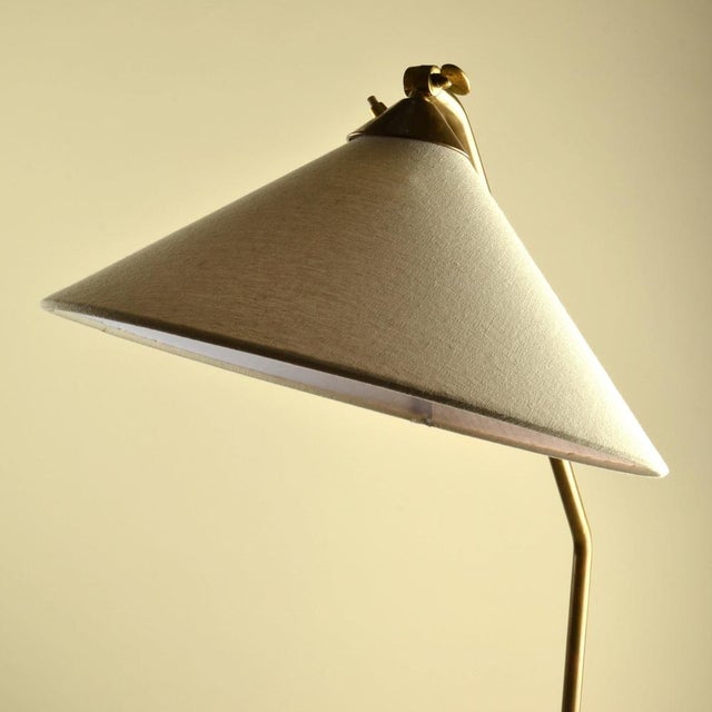 Mid-Century Modern Italian Brass Floor Lamp, 1950s For Sale - Image 8 of 11